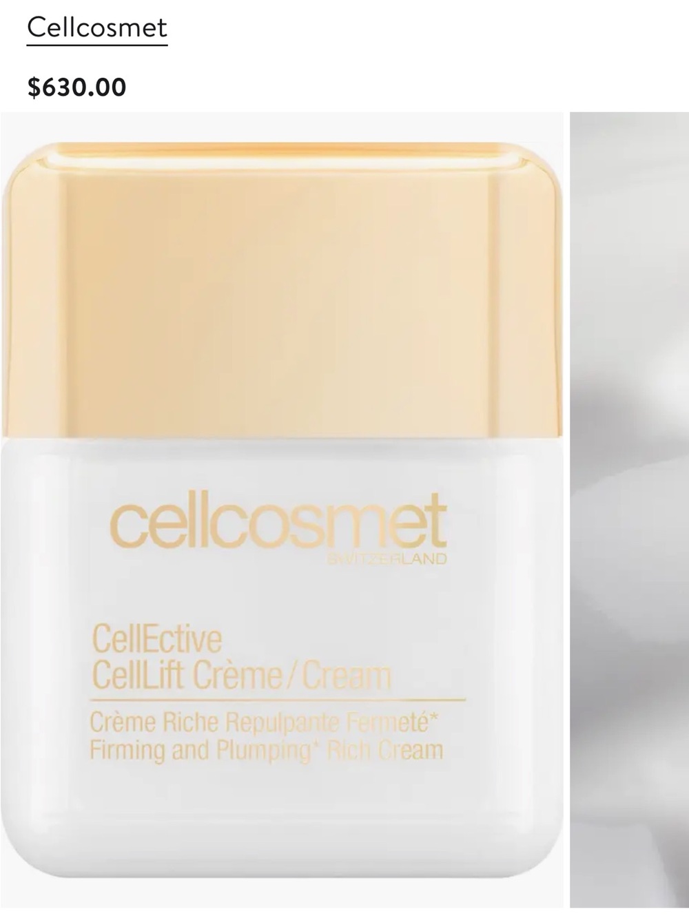 CellEctive Firming Eye Cream - White & Gold